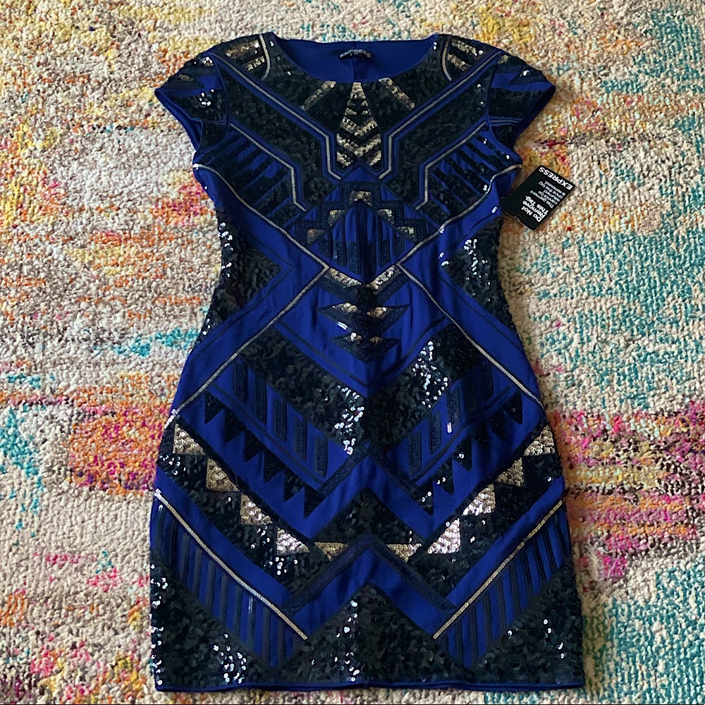 Sequin Mini Dress